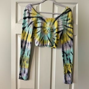 Aeropostale long sleep crop top